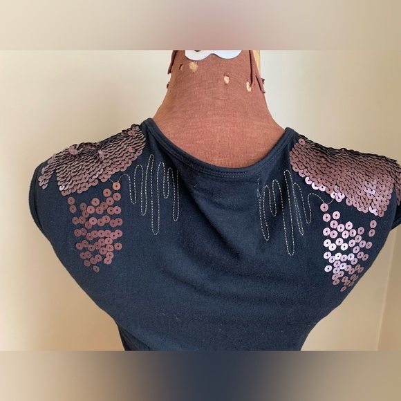 Alythea little black dress, sequins and fringe dress - Picture 7 of 10